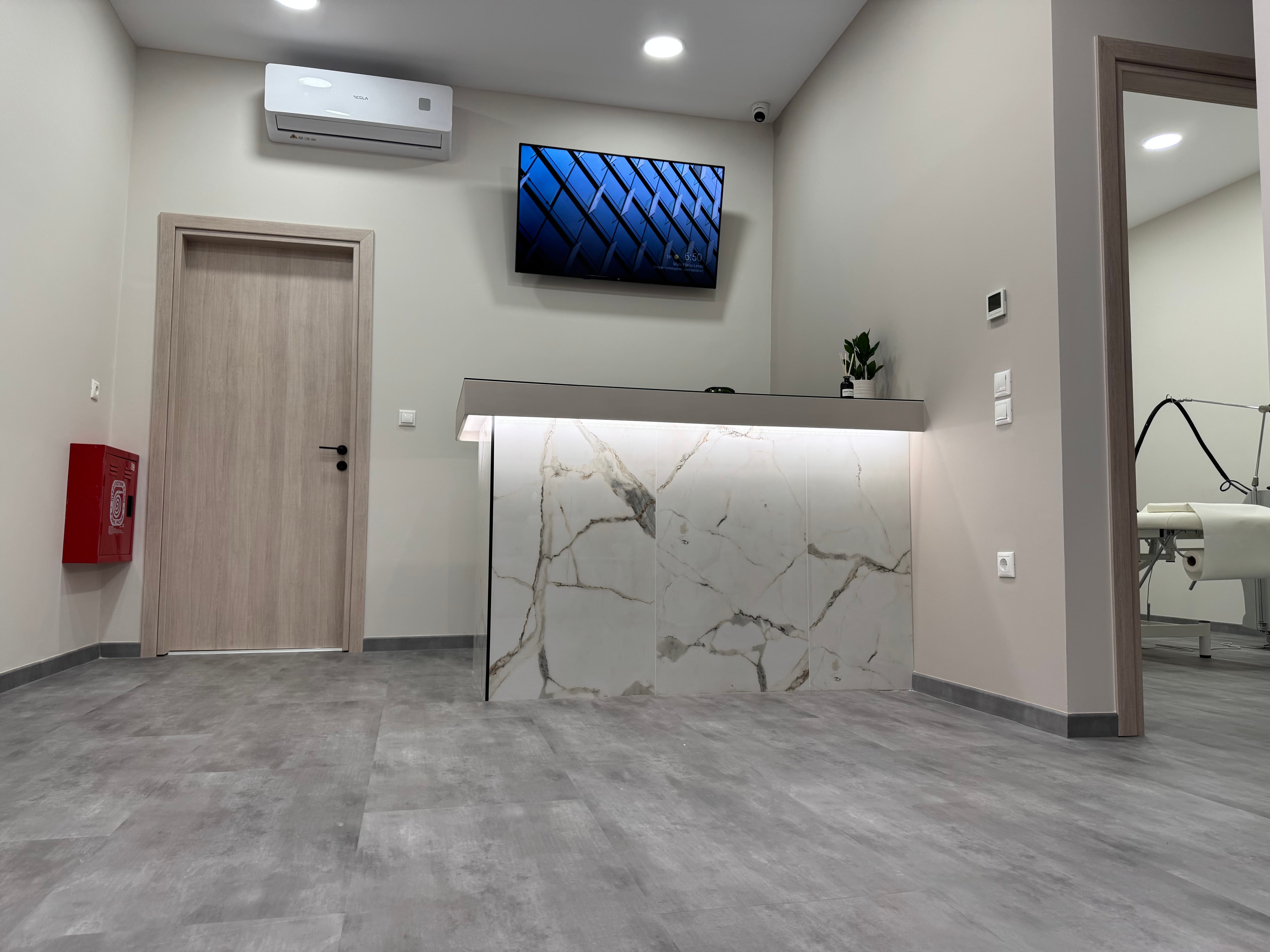 Premium laser treatment environment